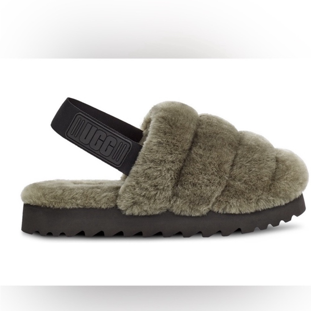 UGG Green and Black Cozy Slippers